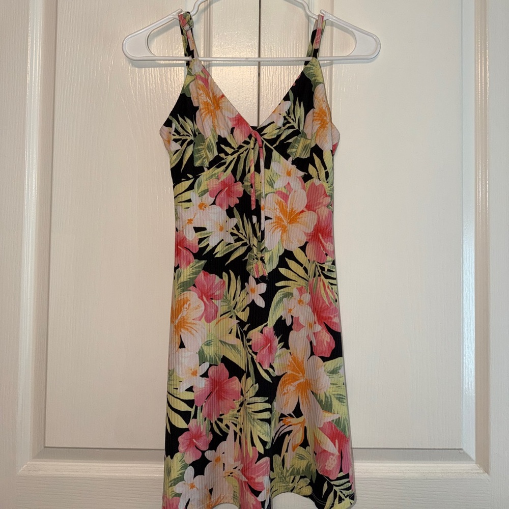 Floral Spaghetti Strap Dress